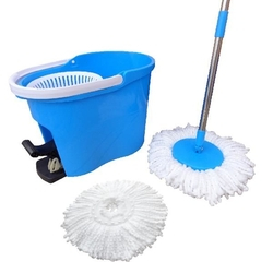 Kit Spin Mop De Limpeza Com Esfregao Vassoura E Balde Com Centrifugador Com Pedal Completo Mop Com R Menor preço em Kit Spin Mop De Limpeza Com Esfregao Vassoura E Balde Com Centrifugador Com Pedal Completo Mop Com R
