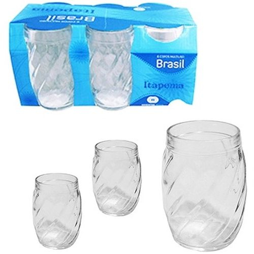 Conjunto de 6 copos leme 255ML casual home