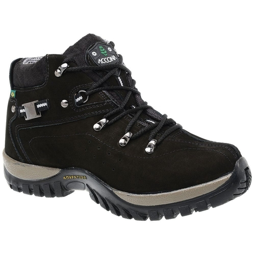 coturno adventure feminino malbork em couro nobuck