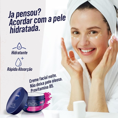 Nivea Creme Facial Combo 1x Antissinais + 1x Noturno 100g Cada Sensação ...