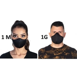 2 Máscaras De Proteção Respiratória Reutilizável com 3 camadas super confortavel e estilosa unissex é boa?