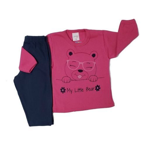 conjunto moletom bebe menina
