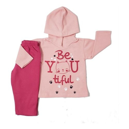 conjunto moletom bebe menina