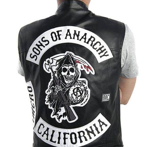 jaqueta sons of anarchy couro