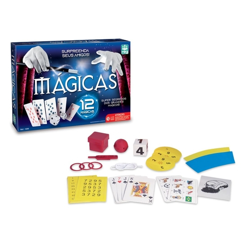 Jogo Kit 12 Magicas Criança Truques Cartas Nig Brinquedos em Promoção na  Americanas