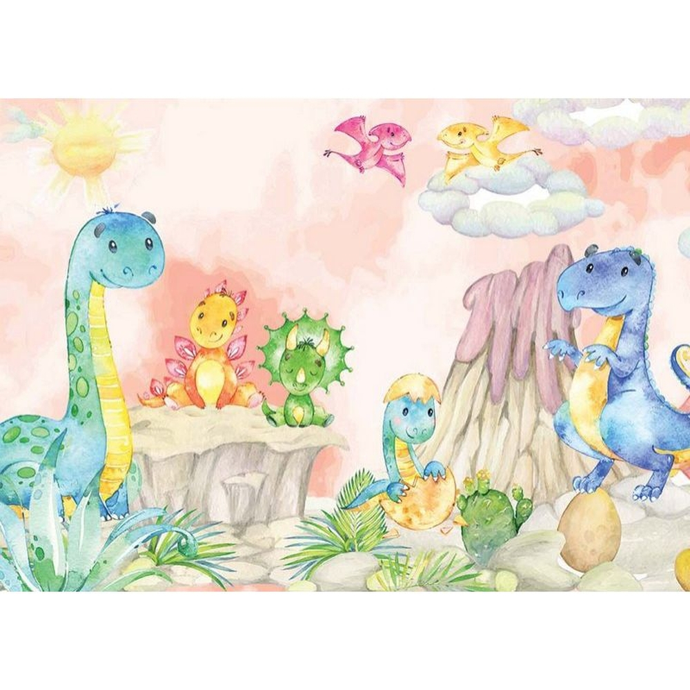 Painel Festa Dinossauro Cute Baby Redondo Sublimado em Tecido em Promoção  na Americanas