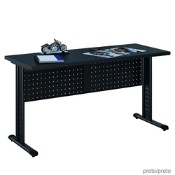 Mesa 1.20x60 Para Escritório Escrivaninha CMP30 - PRETO - KASMOBILE Menor preço em Mesa 1.20x60 Para Escritório Escrivaninha CMP30 - PRETO - KASMOBILE