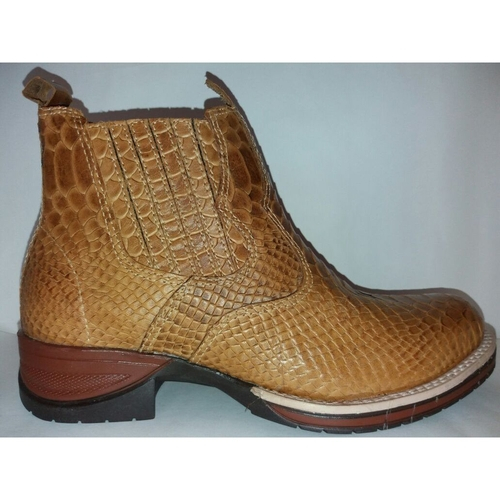 bota masculina escamada cano curto