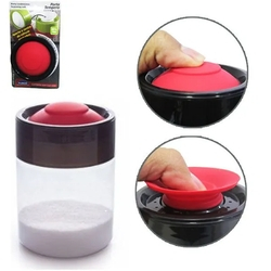 Porta Tempero Condimentos com Válvula de Silicone para Abrir e Fechar - 350 ml Menor preço em Porta Tempero Condimentos com Válvula de Silicone para Abrir e Fechar - 350 ml