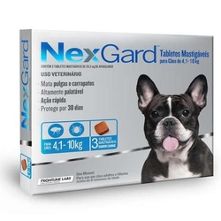 Antipulgas E Carrapatos Nexgard 28,3mg Para Cães De 4,1 A 10kg 3 Tabletes Merial é ruim? Antipulgas E Carrapatos Nexgard 28,3mg Para Cães De 4,1 A 10kg 3 Tabletes Merial é boa?