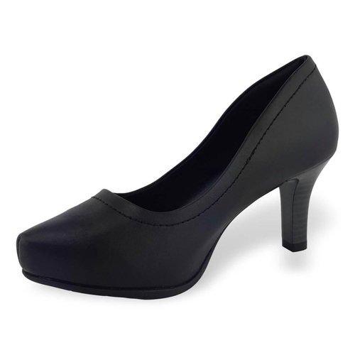 scarpin comfortflex preto