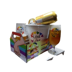 Kit Home Bar Cerveja LGBT Lésbica 4 Peças = 2 Taças de Cerveja + Balde de Gelo + Bandeja Menor preço em Kit Home Bar Cerveja LGBT Lésbica 4 Peças = 2 Taças de Cerveja + Balde de Gelo + Bandeja