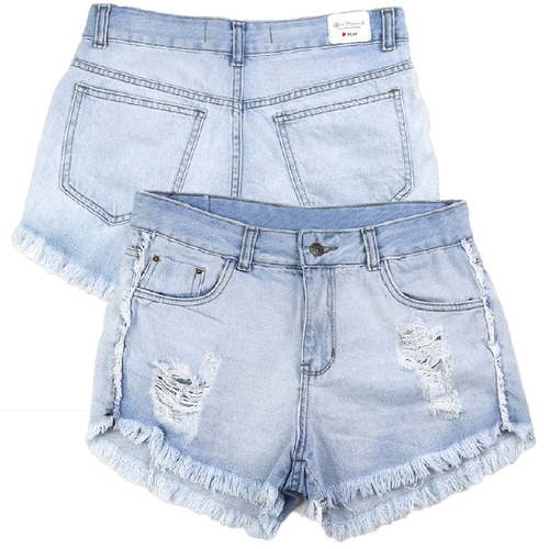 shorts jeans feminino cos alto