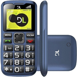 Celular DL YC-120, Tela 1.77, Rádio FM, Função SOS, Dual Chip - Azul Menor preço em Celular DL YC-120, Tela 1.77, Rádio FM, Função SOS, Dual Chip - Azul