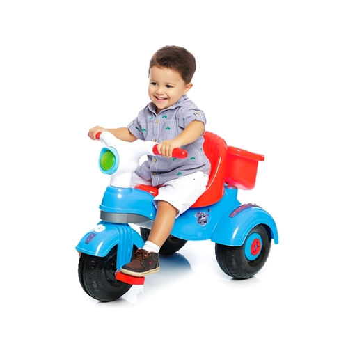 Triciclo Velotrol Kepler Spider com Empurrador - Motoca Infantil Azul  Ref.222 em Promoção na Americanas