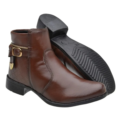 bota feminina coturno marrom