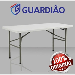 Mesa Dobrável Branca 180cm x 75cm x 75cm 200Kg Original Guardião Menor preço em Mesa Dobrável Branca 180cm x 75cm x 75cm 200Kg Original Guardião