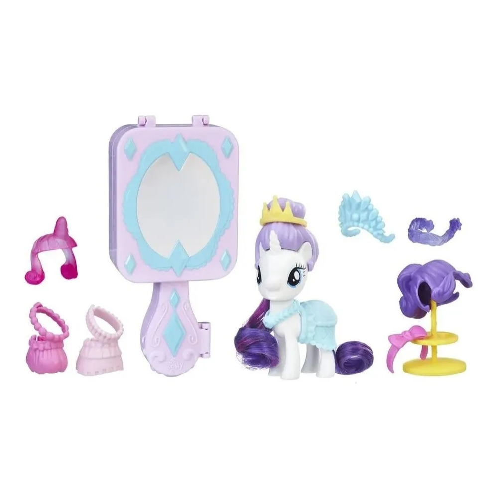 My Little Pony - Rarity Cores Mágicas - E9104 - Hasbro - Real Brinquedos