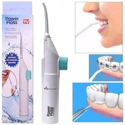Irrigador Oral Power Floss Limpeza Dental Profunda Aparelho cor branco jato Menor preço em Irrigador Oral Power Floss Limpeza Dental Profunda Aparelho cor branco jato