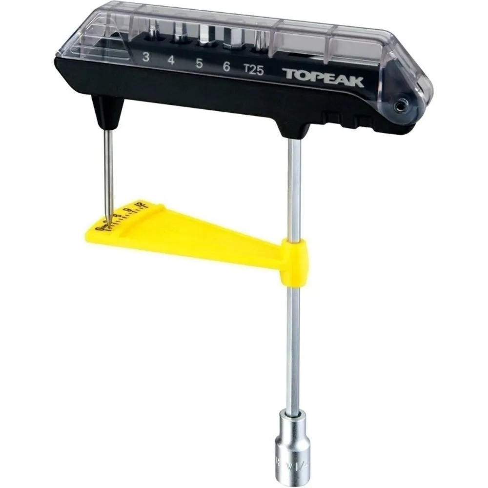 Torquímetro Bike Analógico Topeak Combotorq Wrench & Bit Set em