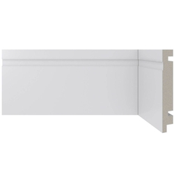 Rodapé Santa Luzia Moderna 457 16mmx10cm Metro Linear - caixa com 2,4 m - Branco Menor preço em Rodapé Santa Luzia Moderna 457 16mmx10cm Metro Linear - caixa com 2,4 m - Branco