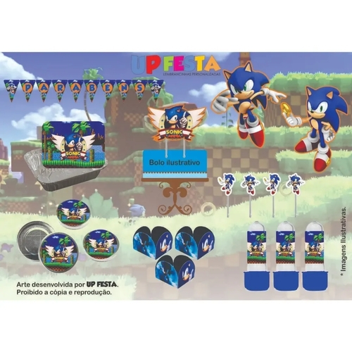 Kit Digital Sonic 2 Imagens Png e Papeis