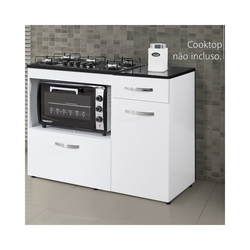 Balcão Cooktop Violeta Basculante - kaiki Móveis Menor preço em Balcão Cooktop Violeta Basculante - kaiki Móveis