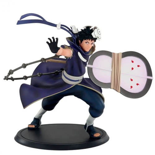 Boneco Miniatura Base Coleção Brinquedo Criança Obito Uchiha