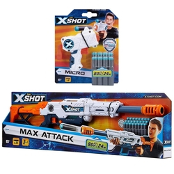 KIT X-SHOT - MAX ATTACK e MICRO 5557+5510 Menor preço em KIT X-SHOT - MAX ATTACK e MICRO 5557+5510