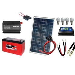 Kit Gerador de Energia Solar 100Wp Menor preço em Kit Gerador de Energia Solar 100Wp