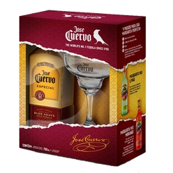 Kit Tequila José Cuervo Ouro 750ml com 1 Taça Margarita Menor preço em Kit Tequila José Cuervo Ouro 750ml com 1 Taça Margarita