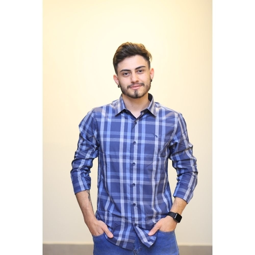 camisa xadrez acostamento