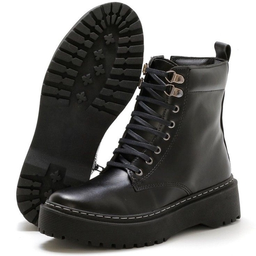 bota cano curto plataforma