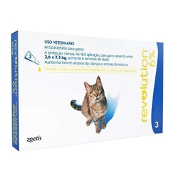 Antipulgas E Carrapatos Revolution C/03 - 06% - 0,75ml (gatos 2,6- 7,5kg) Zoetis é ruim? Antipulgas E Carrapatos Revolution C/03 - 06% - 0,75ml (gatos 2,6- 7,5kg) Zoetis é boa?
