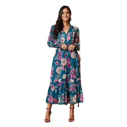 vestidos longuetes estampados