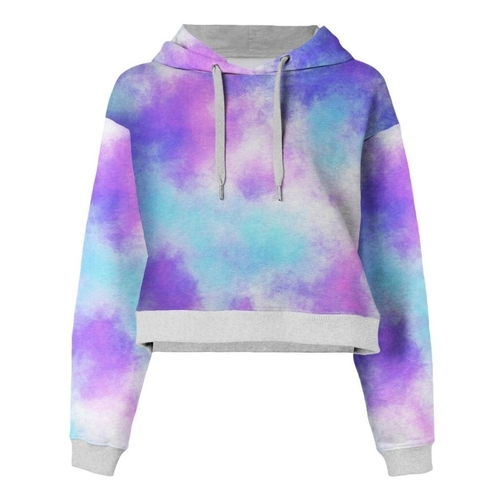 Cropped moletom tie dye Clearance