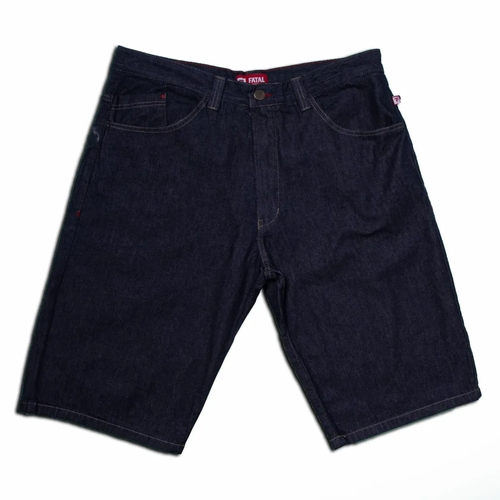 bermuda jeans escura