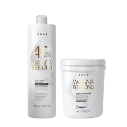 Braé Wanna Be Blond Kit Descoloração Profissional 40 Vol. é boa?