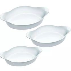 Jogo de Assadeiras Ovais 3 peças - Opaline Marinex é boa?