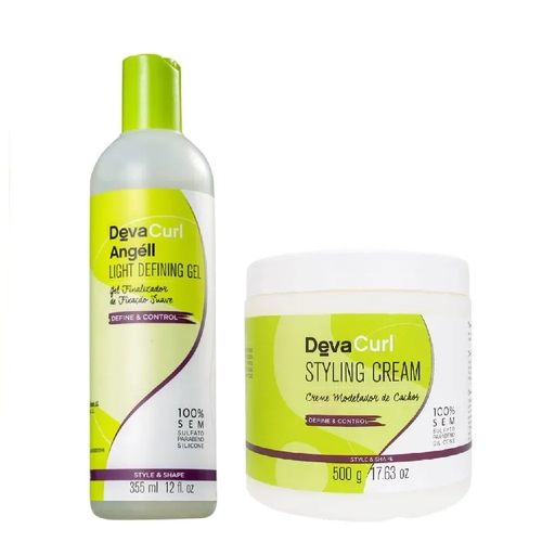 Deva Curl Angell 355ml e Styling Cream 500g em Promoção Ofertas na