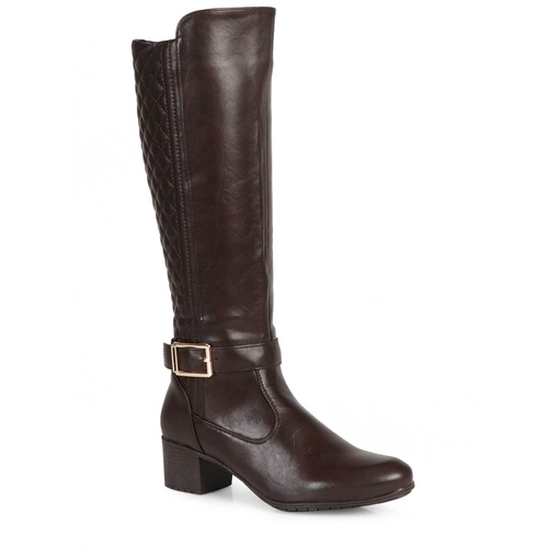 bota mooncity matelassê preto