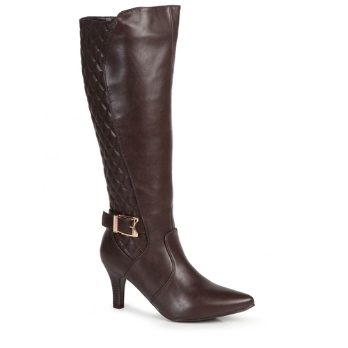 bota mooncity matelassê preto