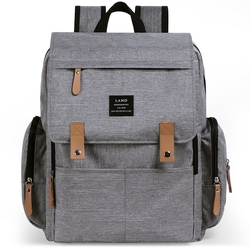 Bolsa mochila maternidade Land Luxury original cinza térmica Menor preço em Bolsa mochila maternidade Land Luxury original cinza térmica