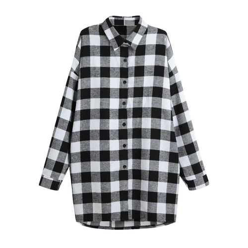 camisa xadrez vestido