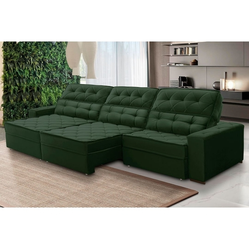 Sofa Retratil Verde Musgo