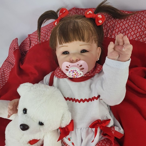 Boneca Bebê Reborn Princesa Realista Acompanha Acessórios - ShopJJ -  Brinquedos, Bebe Reborn e Utilidades