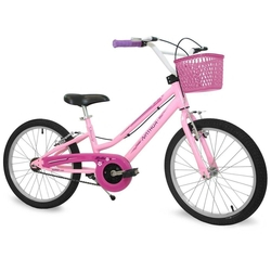 Bicicleta Infantil Aro 20 Bella Nathor Rosa Menor preço em Bicicleta Infantil Aro 20 Bella Nathor Rosa