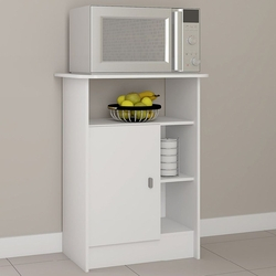 Armário Multiuso Com Fruteira Para Cozinha Gramado 01 Porta Branco Brilho - Atualle é boa?