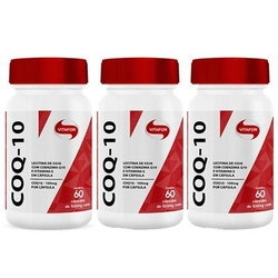 kit 3x coenzima q10 (100mg) 60 cápsulas - Vitafor é boa?