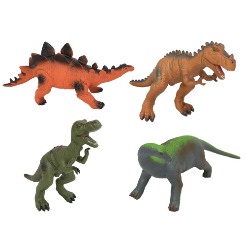 Dinossauros Infantil Avulso TREX-VERDE, TREX-MARROM, ESTEGOSSAURO,  BRANQUIOSSAURO Dino World BBR TOYS em Promoção na Americanas